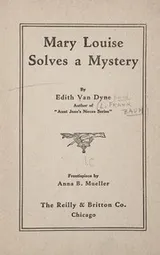 Cover of Mary Louise solves a mystery