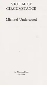 Cover of Victim of circumstance