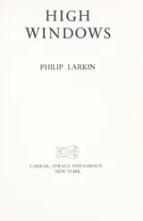 Cover of High Windows