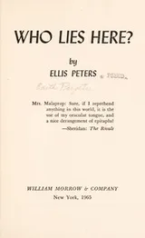 Cover of Who lies here?