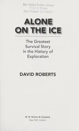 Cover of Alone on the Ice