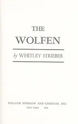 Cover of The Wolfen