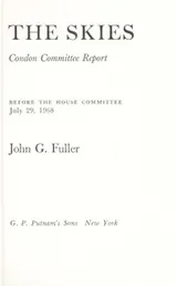 Cover of Aliens in the skies; the scientific rebuttal to the Condon Committee report