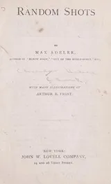 Cover of Random shots