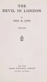 Cover of The devil in London