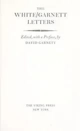 Cover of The White/Garnett letters
