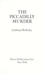 Cover of The Piccadilly Murder