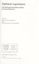 Cover of Optimal experience