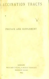 Cover of Vaccination tracts