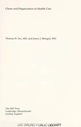 Cover of Chaos and organization in health care