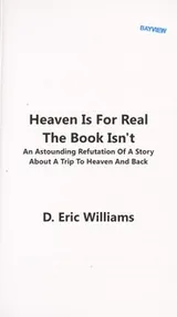 Cover of Heaven is for real, the book isn't