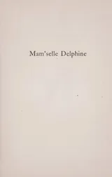 Cover of Mam'selle Delphine