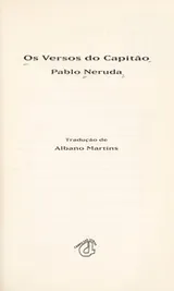 Cover of Os versos de capita o