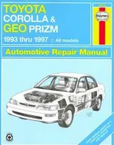 Cover of Toyota Corolla and Geo Prizm Automotive Repair Manual 1993 Through 1997