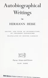 Cover of Autobiographical writings