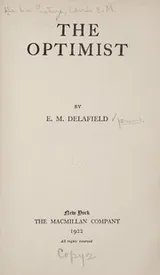 Cover of The optimist