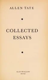 Cover of Collected essays