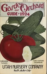 Cover of Garden and orchard guide for 1924
