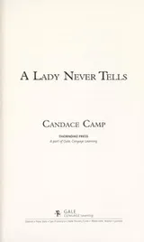 Cover of A lady never tells