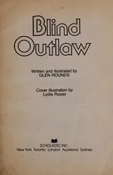Cover of Blind outlaw