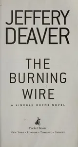 Cover of The burning wire