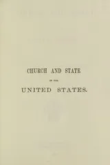 Cover of Church and state in the United States
