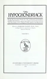 Cover of The hypochondriack
