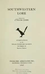 Cover of Southwestern lore