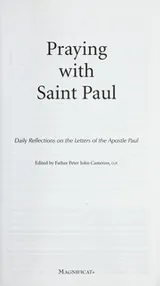 Cover of Praying with Saint Paul