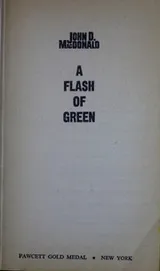 Cover of A flash of green