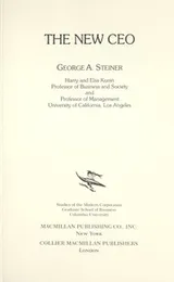 Cover of The new CEO