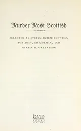 Cover of Murder Most Scottish