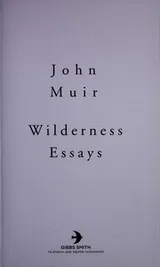 Cover of Wilderness essays