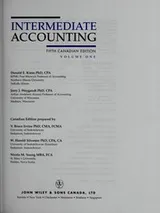 Cover of Intermediate Accounting, Canadian Edition, Volume 2