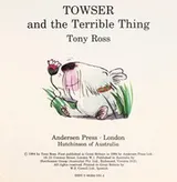 Cover of Towser and the terrible thing