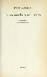 Cover of In un modo o nell'altro