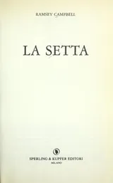Cover of La setta