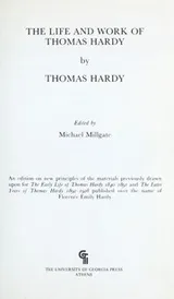 Cover of The life and work of Thomas Hardy