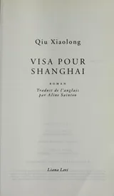 Cover of Visa pour Shanghai