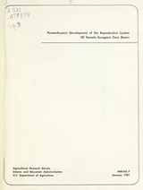 Cover of Postembryonic development of the reproductive system of female European corn borers