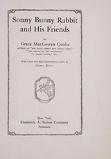 Cover of Sonny Bunny Rabbit and his friends