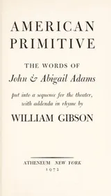 Cover of American primitive