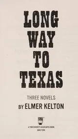 Cover of Long way to Texas