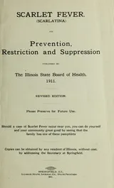 Cover of Scarlet fever (scarlatina)