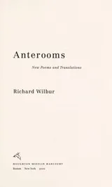 Cover of Anterooms
