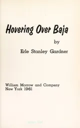 Cover of Hovering over Baja