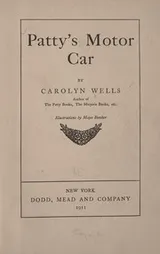 Cover of Patty's motor car