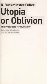 Cover of Utopia Or Oblivion
