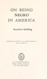 Cover of On being Negro in America