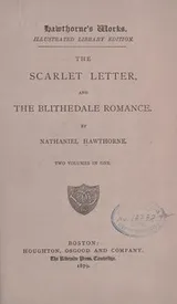 Cover of The Scarlet Letter and The Blithedale Romance